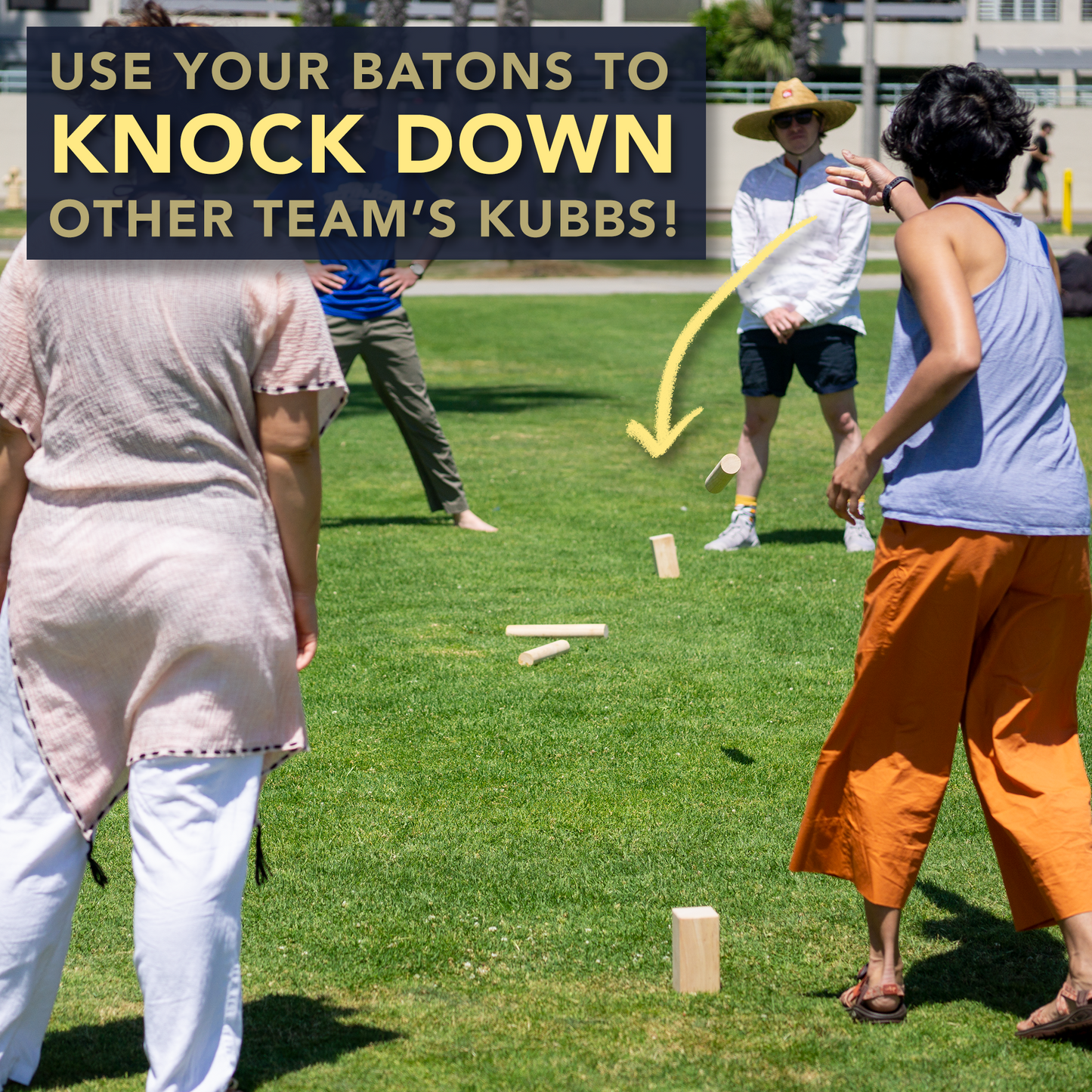 Premium Edition Kubb Empire™ Set with Backpack