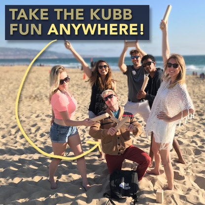 Premium Edition Kubb Empire™ Set with Backpack